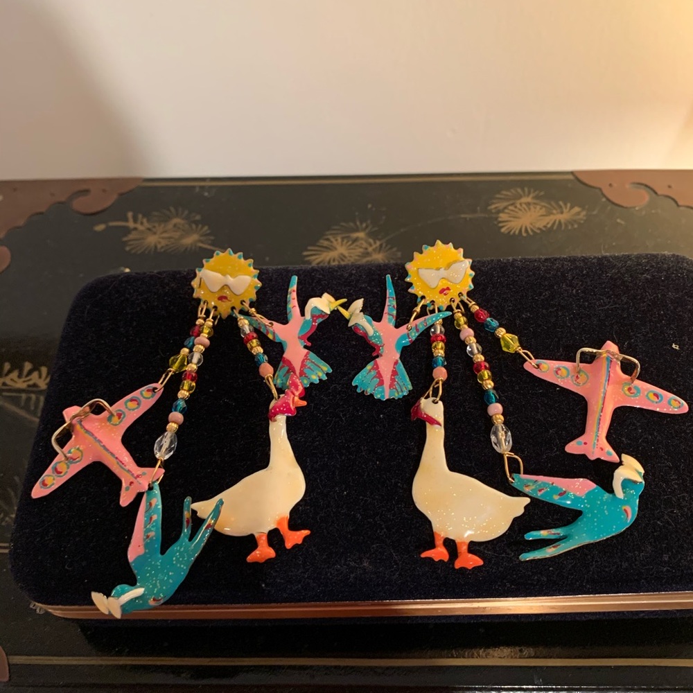 Authentic “Lunch at the Ritz” vintage earrings